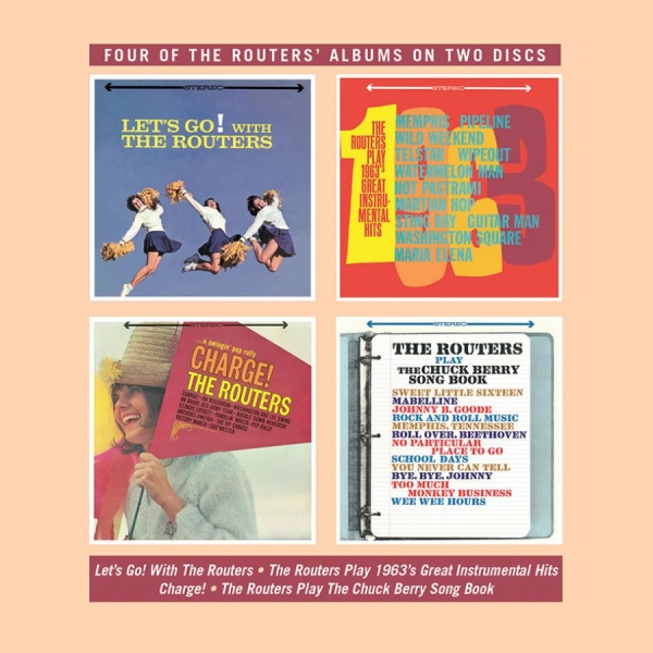 The Routers - Let's Go!/Play 1963/Charge/Chuck Be in the group CD / Pop at Bengans Skivbutik AB (2998345)