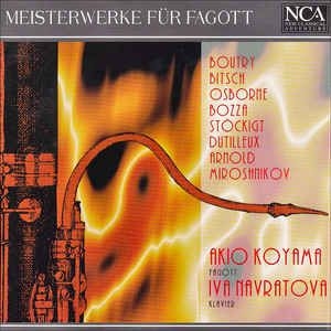 Koyama Akio/ Navratova Iva - Meisterwerke Für Fagott in the group CD / Pop at Bengans Skivbutik AB (3043460)