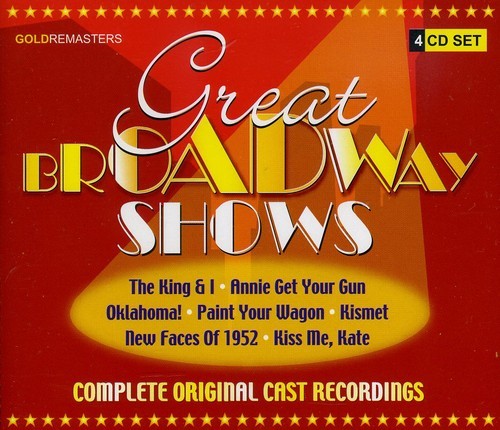 Great Broadway Shows - Original Cast Recordings in the group CD / Pop at Bengans Skivbutik AB (3043903)