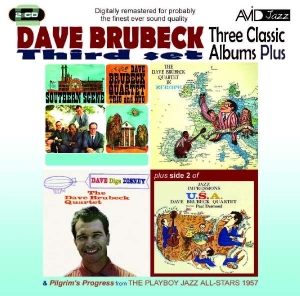 Dave Brubeck - Three Classic Albums Plus in the group CD / Jazz,Pop-Rock at Bengans Skivbutik AB (3043910)