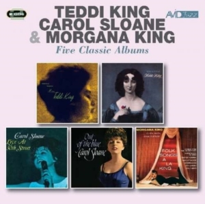 King Teddi/Carol Sloane/Morgana Kin - Five Classic Albums in the group CD / Jazz at Bengans Skivbutik AB (3044131)