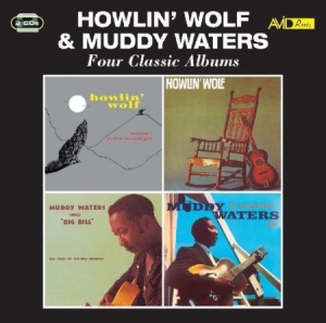 Howlin' Wolf / Muddy Waters - Four Classic Albums in the group CD / Jazz,Pop-Rock at Bengans Skivbutik AB (3044139)
