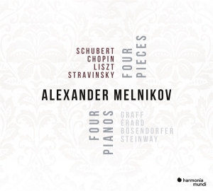 Melnikov Alexander - Four Pieces Four Pianos in the group CD / Klassiskt,Övrigt at Bengans Skivbutik AB (3052047)