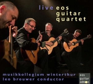 Brouwer Leo Gismonti Egberto To - Eos Guitar Quartet Live At Winterth in the group Externt_Lager /  at Bengans Skivbutik AB (3075261)
