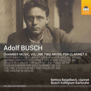 Busch Adolf - Chamber Music, Vol. 2 in the group Externt_Lager /  at Bengans Skivbutik AB (3097086)