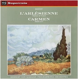 Bizet/L'arlesienne/Carmen Suite No. - Von Karajan/Philharmonia Orchestra in the group VINYL / Pop-Rock at Bengans Skivbutik AB (3115816)