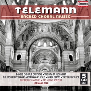 Telemann G P - Sacred Choral Music (5 Cd) in the group CD / Klassiskt at Bengans Skivbutik AB (3116810)