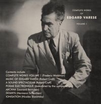 Varèse Edgard - Complete Works Of Edgard Varèse Vol in the group CD / Pop-Rock at Bengans Skivbutik AB (3118349)