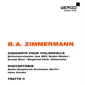 Zimmermann Bernd Alois - Cello Concerto Photoptosis Tratto in the group Externt_Lager /  at Bengans Skivbutik AB (3232345)