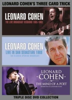 Cohen Leonard - Three Card Trick (3 Dvd) Documentar in the group OTHER / Music-DVD & Bluray at Bengans Skivbutik AB (3262056)