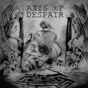 Axis Of Despair - Contempt For Man in the group CD / Hårdrock,Svensk Musik at Bengans Skivbutik AB (3264252)
