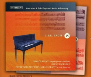 Bach Cpe/Miklos Spanyi/Opus X - Conc. Vol 15 And Solo Vol 15 in the group Externt_Lager / at Bengans Skivbutik AB (3267011)
