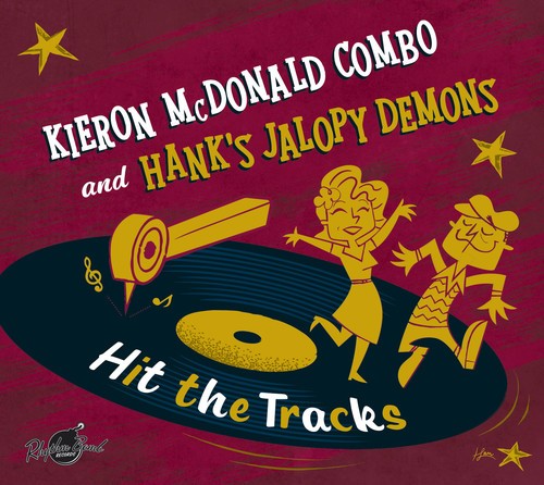 Mcdonald Kieron/Hank's Jalopy Demon - Hit The Tracks (Lim.Ed./Split Album in the group VINYL / Rock at Bengans Skivbutik AB (3298690)