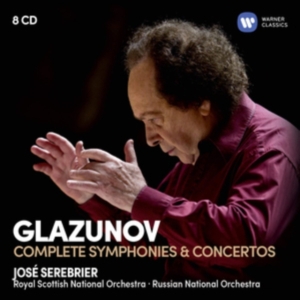 José Serebrier - Glazunov: Complete Symphonies in the group OTHER / Övrigt /  at Bengans Skivbutik AB (3302016)