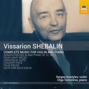 Shebalin Vissarion - Complete Music For Violin And Piano in the group CD / New releases / Classical at Bengans Skivbutik AB (3302560)