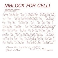 Niblock Phill - Niblock For Celli in the group VINYL / Pop-Rock at Bengans Skivbutik AB (3309760)