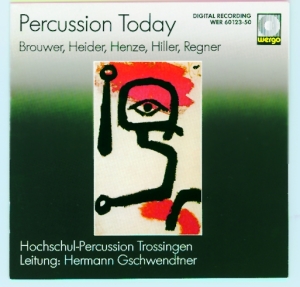 Regner Brouwer Henze Heider + - Percussion Today in the group Externt_Lager /  at Bengans Skivbutik AB (3311248)