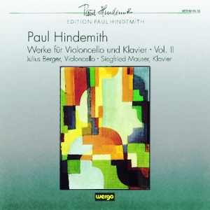 Hindemith Paul - Works For Cello And Piano, Vol. 2 in the group Externt_Lager /  at Bengans Skivbutik AB (3311251)
