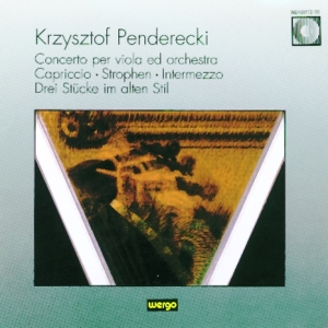 Penderecki Krzysztof - Concerto Per Viola Ed Orchestra Ca in the group Externt_Lager /  at Bengans Skivbutik AB (3312470)