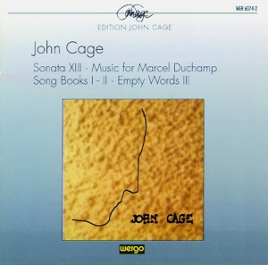 Cage John - Sonata Xiii Music For Marcel Ducha in the group CD / Klassiskt at Bengans Skivbutik AB (3323860)