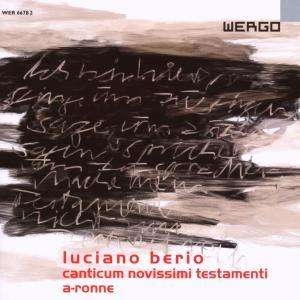 Berio Luciano - Ccanticum Novissimi Testamenti A-R in the group Externt_Lager /  at Bengans Skivbutik AB (3329200)