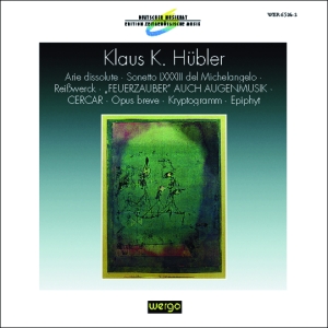 Hübler Klaus K. - Arie Dissolute Sonetto Lxxxiii Del in the group Externt_Lager /  at Bengans Skivbutik AB (3329522)