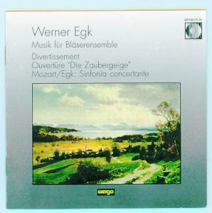 Egk Werner - Musik Für Bläserensemble in the group Externt_Lager /  at Bengans Skivbutik AB (3330220)