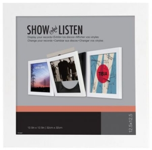 White LP Flip Frame - Show And Listen in the group OTHER / Vinyltillbehör at Bengans Skivbutik AB (3333265)