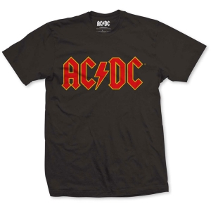 Ac/Dc - Logo Uni Bl    in the group MERCHANDISE / T-shirt / Heavy Metal at Bengans Skivbutik AB (3351299r)