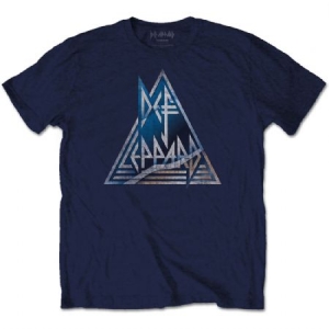 Def Leppard -  Men's Tee: Triangle Logo (L) in the group MERCHANDISE / T-shirt / Heavy Metal at Bengans Skivbutik AB (3351388)