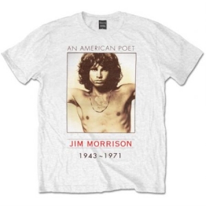 The Doors -  Men's Tee: American Poet (XL) in the group OTHER / BW-T-shirts at Bengans Skivbutik AB (3351399)