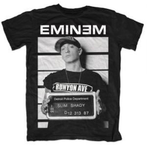 Eminem - Men's Tee: Arrest in the group CDON - Exporterade Artiklar_Manuellt / T-shirts_CDON_Exporterade at Bengans Skivbutik AB (3351421r)