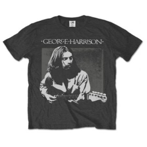 GEORGE HARRISON - UNISEX T-SHIRT: LIVE PORTRAIT in the group Minishops / George Harrison at Bengans Skivbutik AB (3351462r)