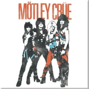 Mötley Crüe - Mötley Crüe Fridge Magnet: Vintage Wotld in the group Minishops / Mötley Crue at Bengans Skivbutik AB (3368164)