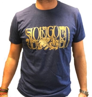 Slowgold - Blåmelange (S) in the group OTHER / BW-T-shirts at Bengans Skivbutik AB (3375693)