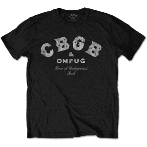 Cbgb - Cbgb Classic Logo Uni Bl T-Shirt in the group MERCHANDISE / T-shirt / Pop-Rock at Bengans Skivbutik AB (3377641)