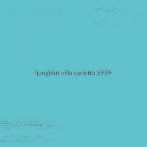 Ljungblut - Villa Carlotta 5959 in the group CD / Hårdrock/ Heavy metal at Bengans Skivbutik AB (3460655)