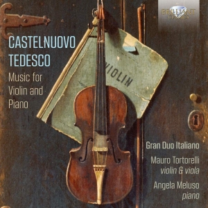 Castelnuovo-Tedesco Mario - Music For Violin And Piano in the group Externt_Lager / at Bengans Skivbutik AB (3460893)