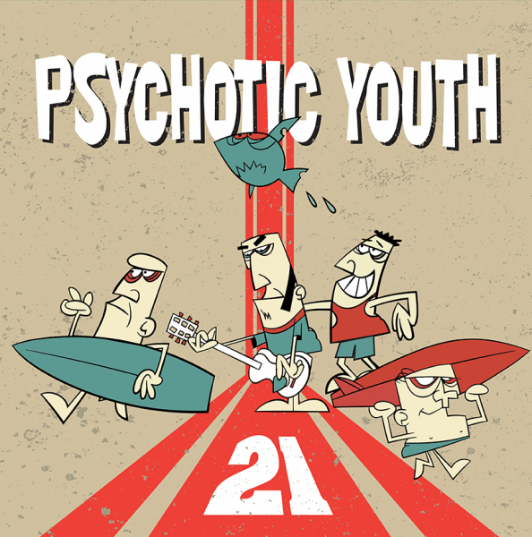 Psychotic Youth - 21 (Black Vinyl LP) in the group VINYL / Rock at Bengans Skivbutik AB (3466611)