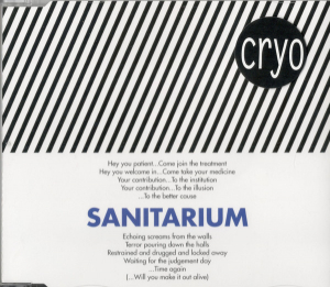 Cryo - Sanitarium in the group MUSIK / CD-Maxi / Pop-Rock at Bengans Skivbutik AB (3472378)