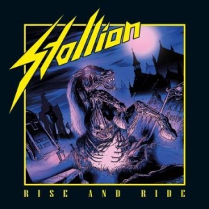 Stallion - Rise And Ride (Black/Yellow Splatte in the group VINYL / Hårdrock/ Heavy metal at Bengans Skivbutik AB (3475661)