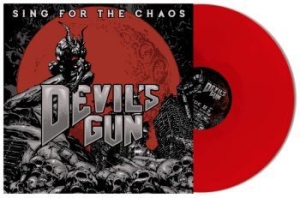 Devils Gun - Sing For The Chaos - Red in the group VINYL / Upcoming releases / Hardrock/ Heavy metal at Bengans Skivbutik AB (3488293)