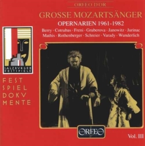 Mozart W A - Grosse Mozartsänger, Vol. 3 in the group Externt_Lager /  at Bengans Skivbutik AB (3489934)