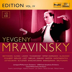 Various - Yevgeny Mravinsky Vol. 4 (10 Cd) in the group Externt_Lager /  at Bengans Skivbutik AB (3494730)