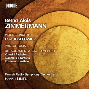 Zimmermann Bernd Alois - Violin Concerto Photoptosis Die S in the group CD / New releases / Classical at Bengans Skivbutik AB (3509770)