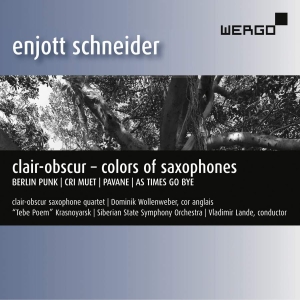 Schneider Enjott - Clair-Obscur â Colors Of Saxophones in the group CD / New releases / Classical at Bengans Skivbutik AB (3509784)