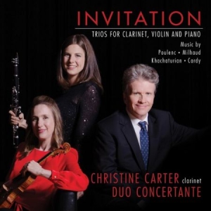 Carter Christine & Duo Concertante - Invitation: Trios For Carinet, Viol in the group OUR PICKS / Weekly Releases / Week 10 / Week 10 / POP /  ROCK at Bengans Skivbutik AB (3512026)