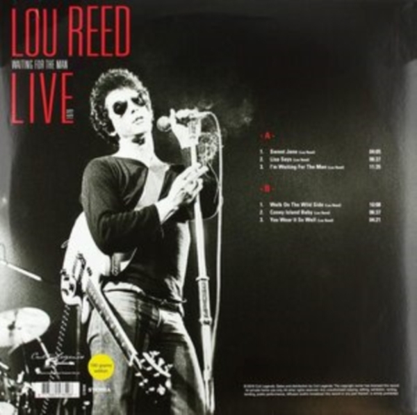 Reed Lou - Waiting For The Man Live 1976 (180G in the group VINYL / Rock at Bengans Skivbutik AB (3513020)
