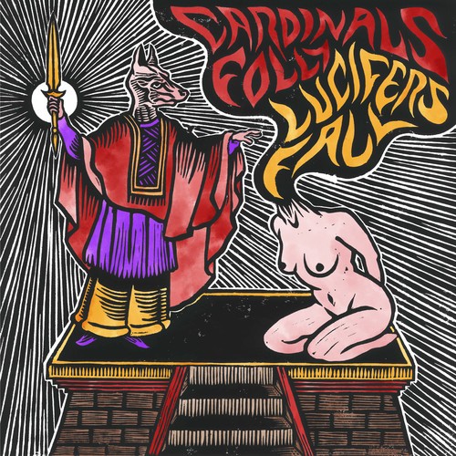 Cardinals Folly / Lucifer's Fall - Split (Vinyl) in the group VINYL / Hårdrock/ Heavy metal at Bengans Skivbutik AB (3530927)