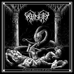 Khnvm - Foretold Monuments Of Flesh (Black in the group VINYL / Hårdrock at Bengans Skivbutik AB (3544957)